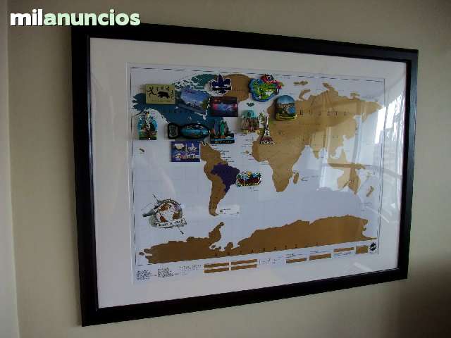 mapa paises visitados MIL ANUNCIOS.  Mapa rascar países visitados Scratch Map