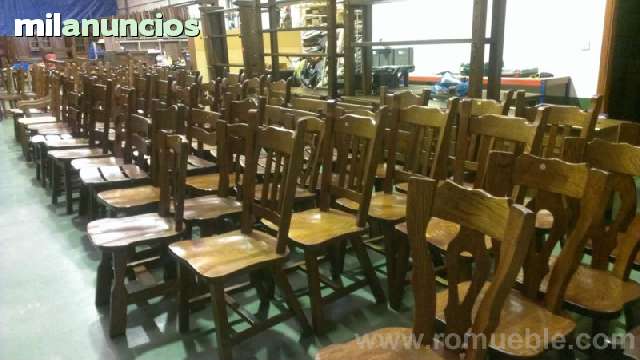 MIL ANUNCIOS.COM - Sillas rusticas de roble,mesas,alacenas