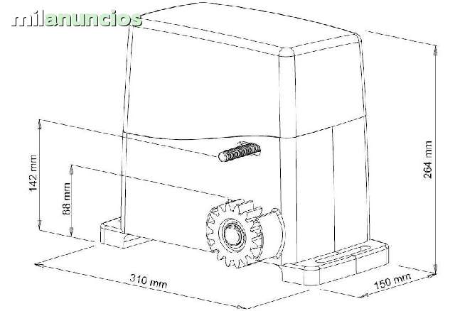 MIL ANUNCIOS.COM - Motor para puertas de garaje correderas