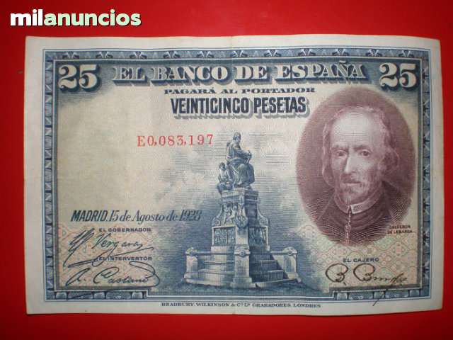25 pesetas 1928 milanuncios