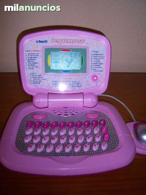 ordenador vtech rosa