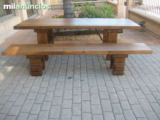 MIL ANUNCIOS.COM - Mesa rustica exterior