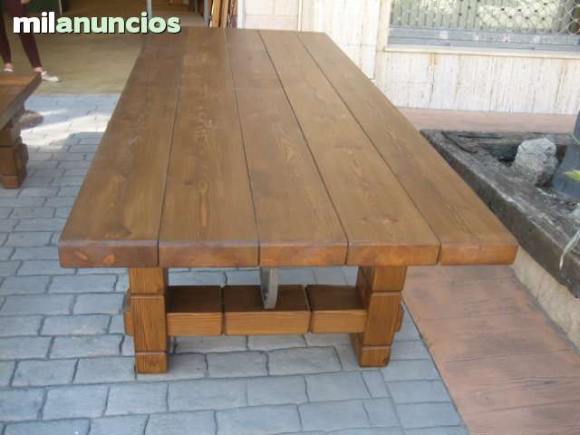 MIL ANUNCIOS.COM - Mesa rustica exterior