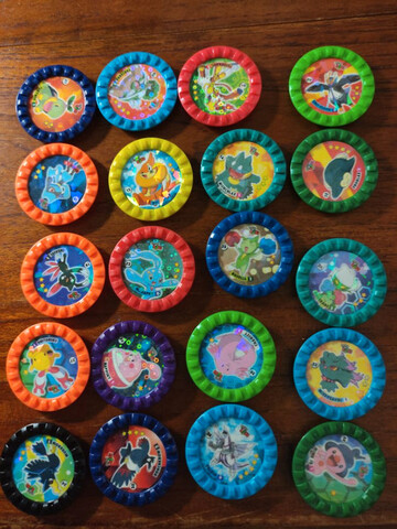 tazos pokemon peluche