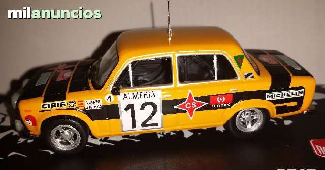 Paya Seat 124 Rallye Monte-Carlo 1971 – Tôle à Friction – Joustra – 25 Cm