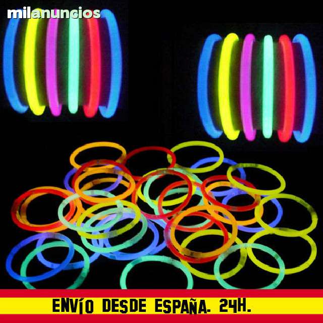 Mil Anuncios Com 100 Pulseras Luminosas Fluorescentes