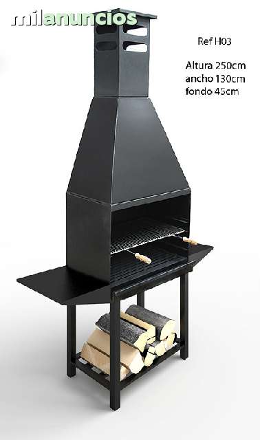 MIL ANUNCIOS.COM - Barbacoa de hierro para leña o carbon