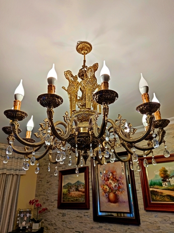 MIL ANUNCIOS.COM - Lampara tipo araÑa / candelabro antigua