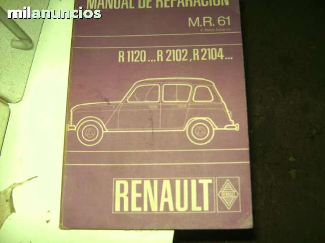 MIL ANUNCIOS.COM - Manual de reparaciÓn m.r. 61 renault 4