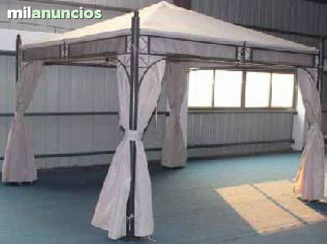 MIL ANUNCIOS.COM - Pérgola metálica con cortinas