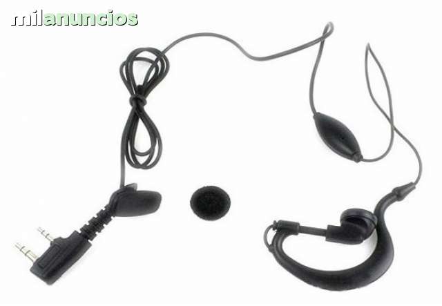 Festnight Auricular con Auricular Walkie Talkie con micr/ófono PTT para Radio bidireccional Motorola Walkie Talkie 2 Pin M Plug