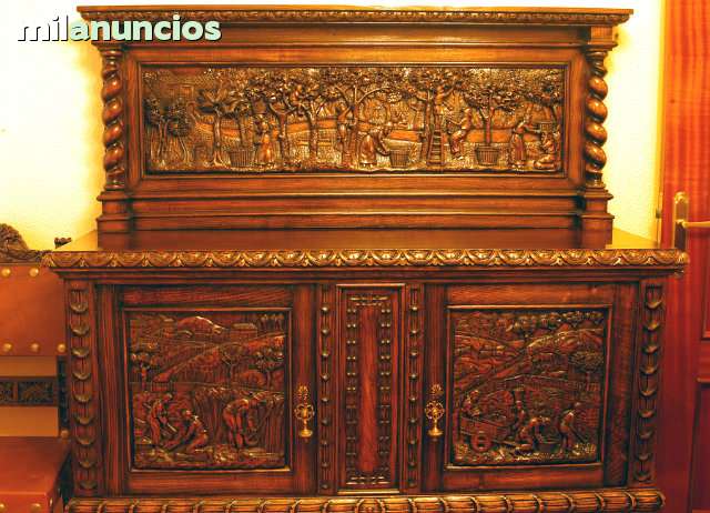 MIL ANUNCIOS.COM - Muebles antiguos de madera de castaÑo
