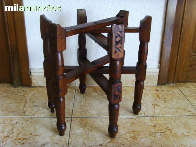 MIL ANUNCIOS.COM - Antiguo soporte para macetas, de madera.