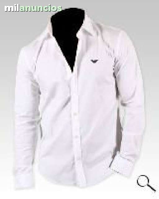 camisa blanca armani