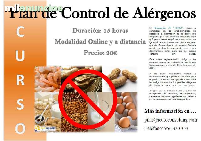 Mil Anuncios Com Curso Plan De Control De Alergenos