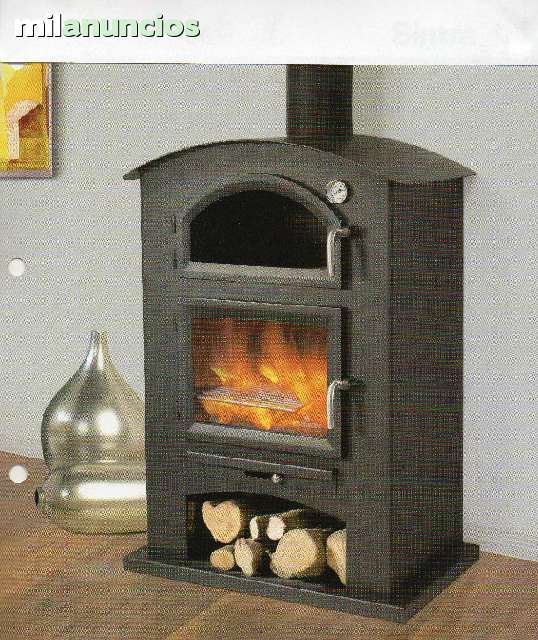 Milanuncios - Estufa de leÑa con horno asador