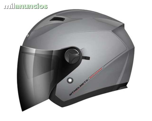 Casco jet MT Boulevard titanio mate Casco jet MT Boulevard titanio mate