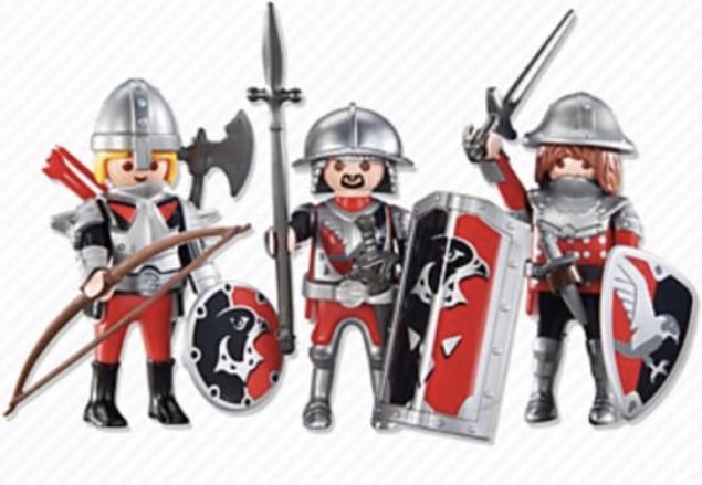 playmobil caballeros medievales