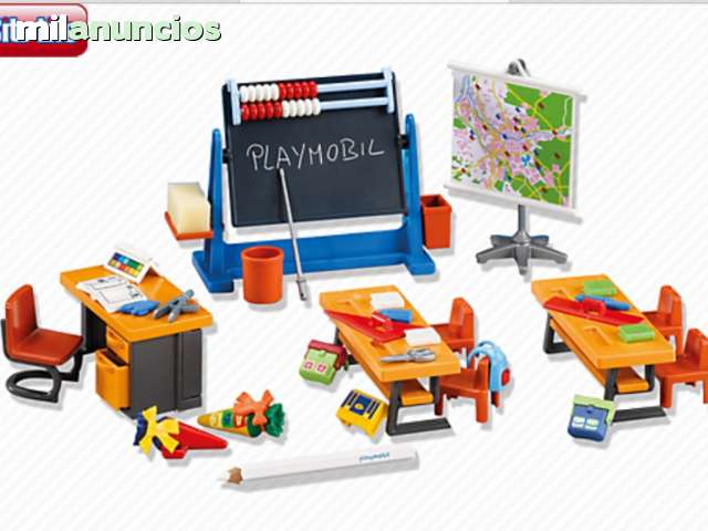 playmobil colegio maletin