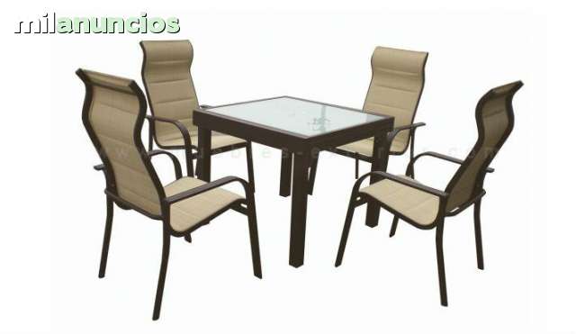 MIL ANUNCIOS.COM - Mesa jardin extensible aluminio exterior