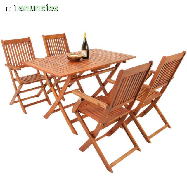 conjunto mesa y sillas acacia conjunto mesa y sillas acacia