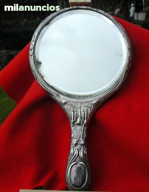 MIL ANUNCIOS.COM - Cepillo y espejo de tocador plata maciza