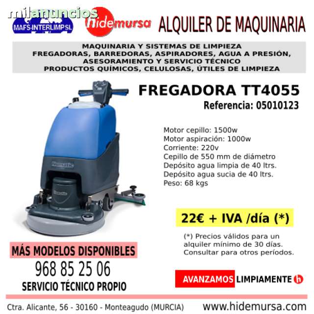 Mil Anuncios Com Barredora Fregadora Segunda Mano Y Anuncios Clasificados En Murcia