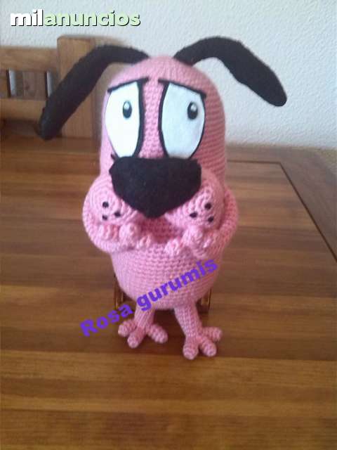 peluche de coraje el perro cobarde