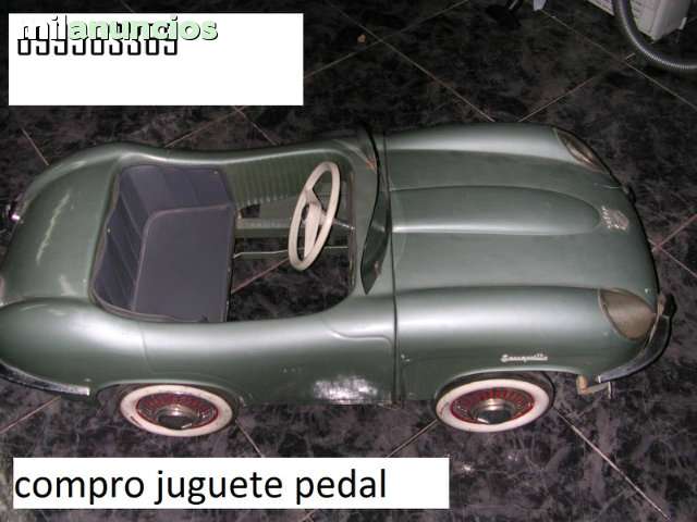 coche de pedales años 50