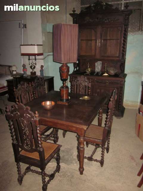 Mesa comedor madera roble. segunda mano