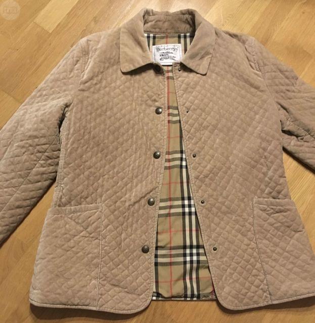 chaqueta pana burberry