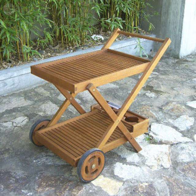 Carro De Madera Para Jardin - Ultimo Coche