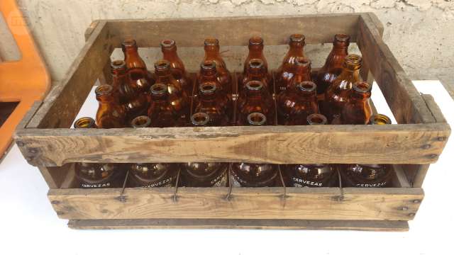 Mil Anuncios Com Caja De Madera 24 Cervezas El Aguila Neg