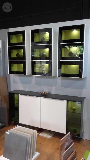 MIL ANUNCIOS.COM - Aparador (mueble cocina) blanco negro