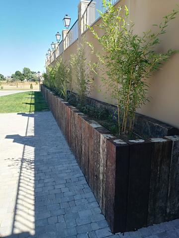 Madera tratada para jardin