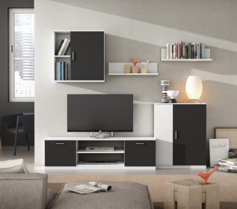 Muebles Comedor Blanco Y Negro