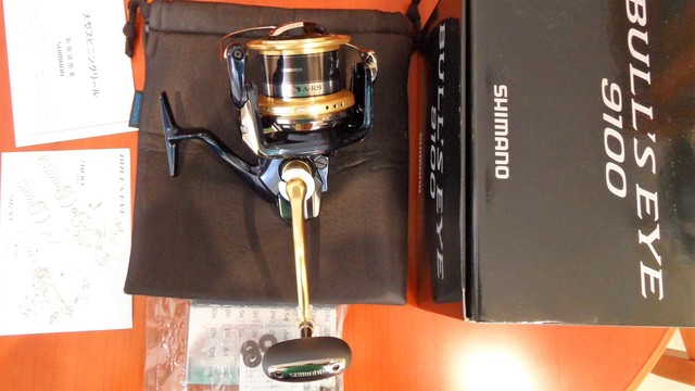 carrete shimano bull eye 9100