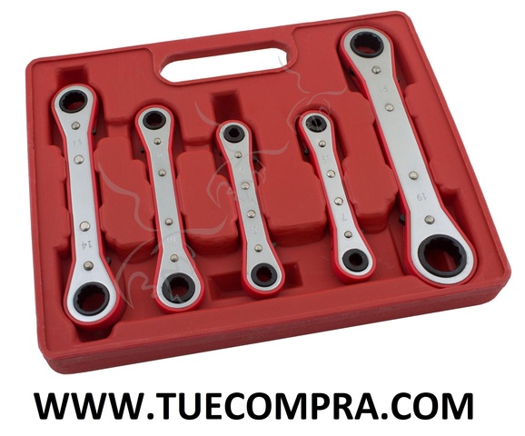 12-1 Corto destornillador con carraca Plana Phillips Pozidriv Reversible Hex