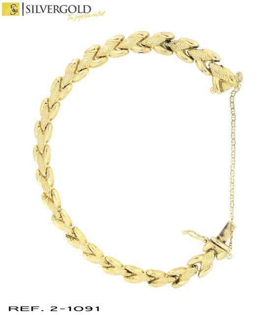Trenza de oro y plata trenzada