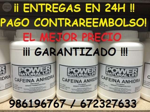 formula de la cafeina anhidra