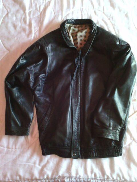 Compra mens de cuero negro gabardinas online al por mayor