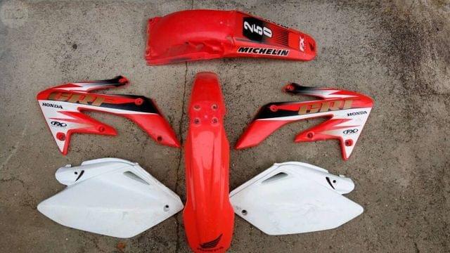 Racetech plástico completo conjunto de kit piezas suzuki amarillo flúor AMORT 250 2010-2017