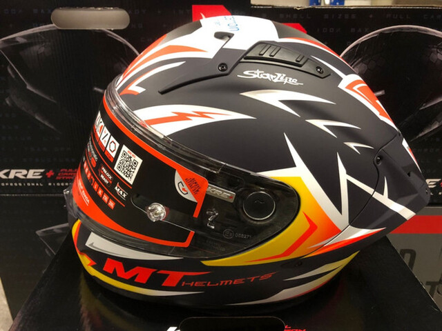 casco mt revenge skull & rose