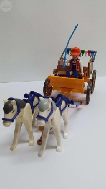 coche caballos playmobil