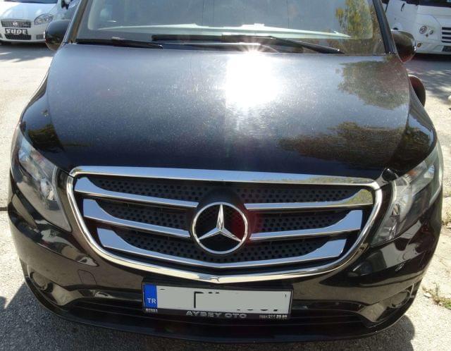 Cubierta para Faros antiniebla Delantera cromada de Acero Inoxidable para Mercedes Citan 2013 en adelante 2 Unidades