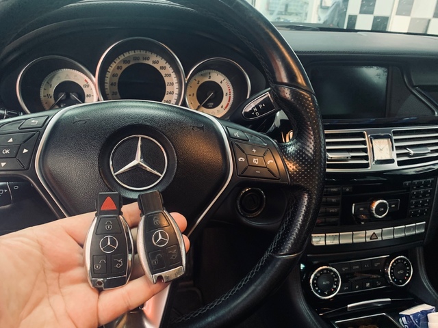 Llaves del coche funda negra para mercedes benz w164 w220 r230 r171 w639