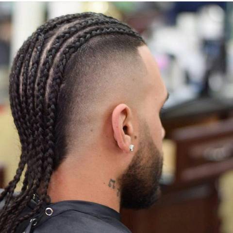 Trenzas Delgadas Para Hombres Maquillajeurbano