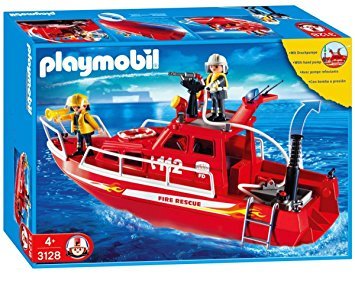 lancha rescate playmobil