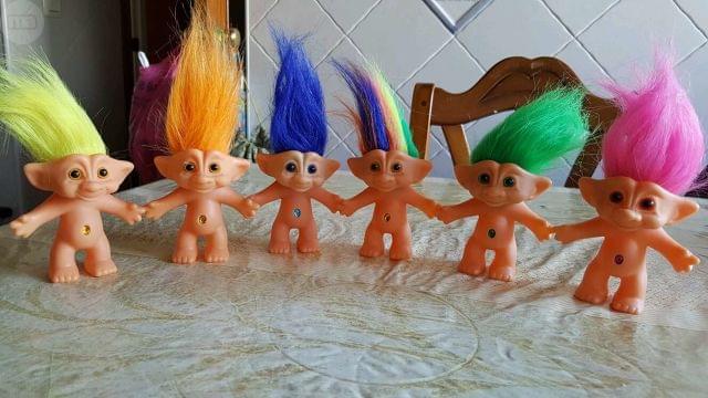 muñecos trolls de la suerte