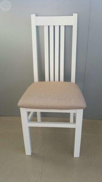 sillas de madera lacadas en blanco sillas de madera lacadas en blanco